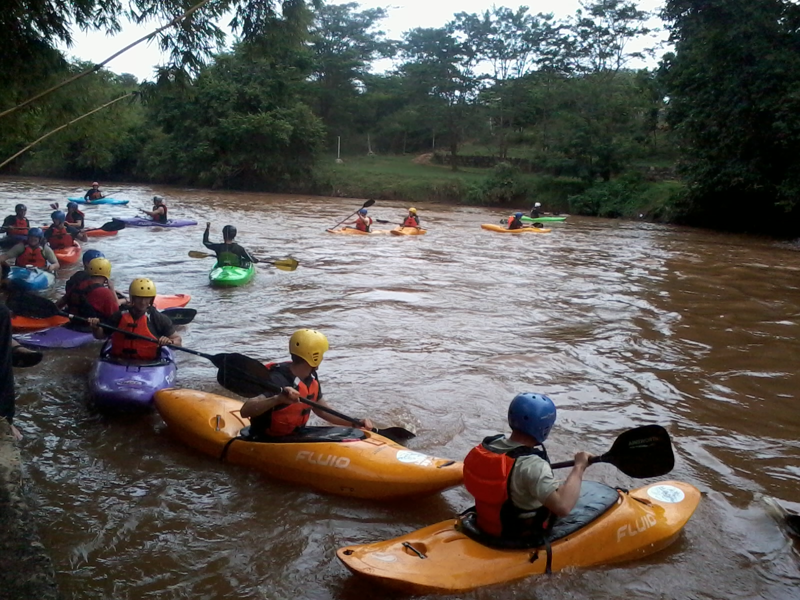White water rafting